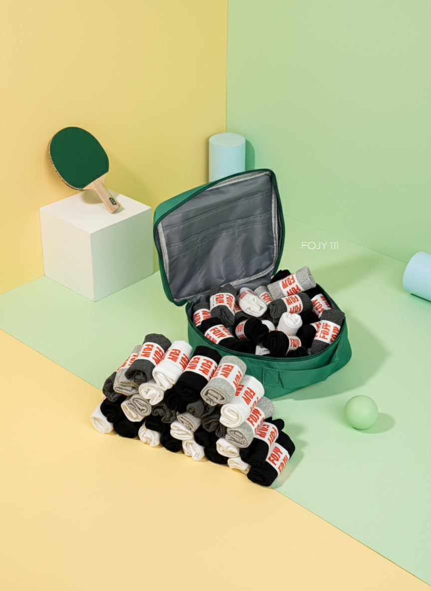 طاقم جوارب فوجي قصير – مشكل | 30 قطعة