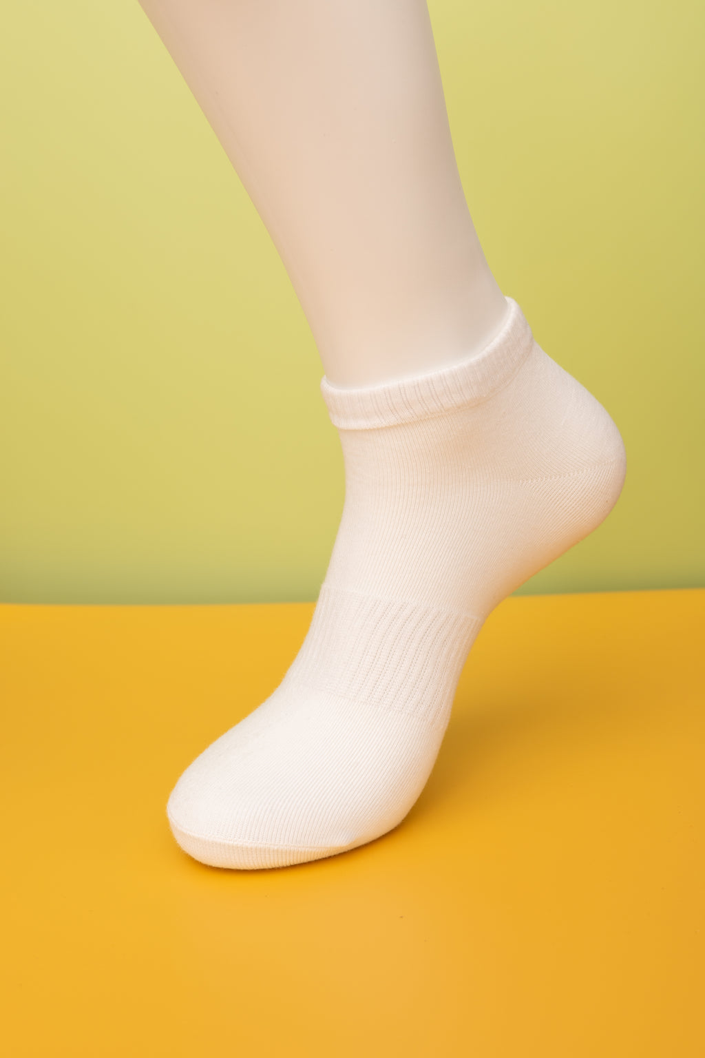 طاقم جوارب فوجي قصير – أبيض | 10 قطع