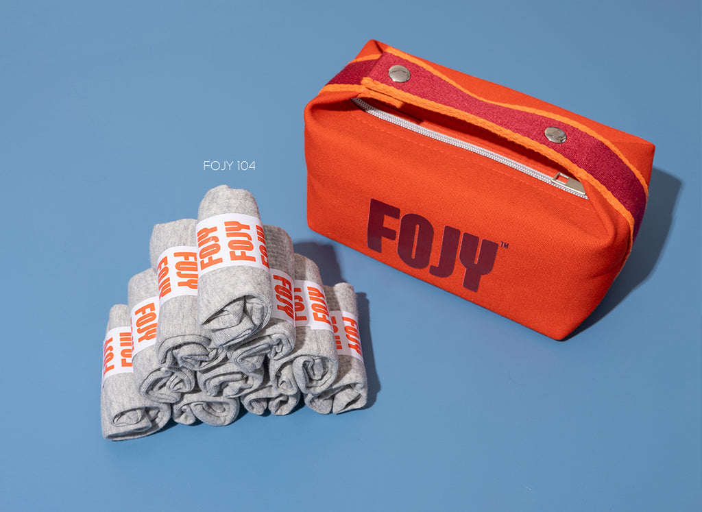 طاقم جوارب فوجي قصير – رصاصي | 10 قطع